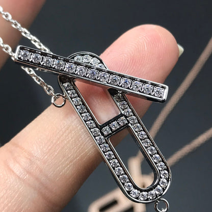 [Auream]HM NECKLACE PLATINUM ROSE GOLD DIAMOND