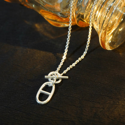 [Auream]HM CHAINE D'ANCRE PENDANT NECKLACE STERLING SILVER