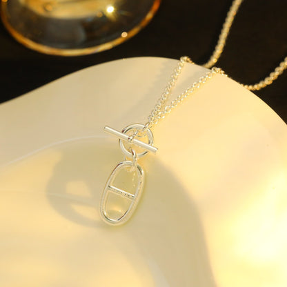 [Auream]HM CHAINE D'ANCRE PENDANT NECKLACE STERLING SILVER