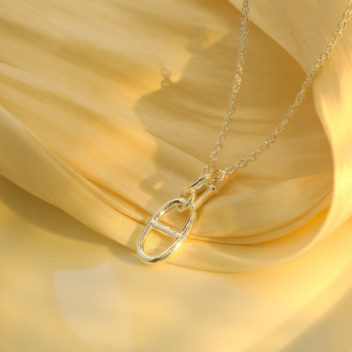 [Auream]HM CHAINE D'ANCRE PENDANT NECKLACE STERLING SILVER