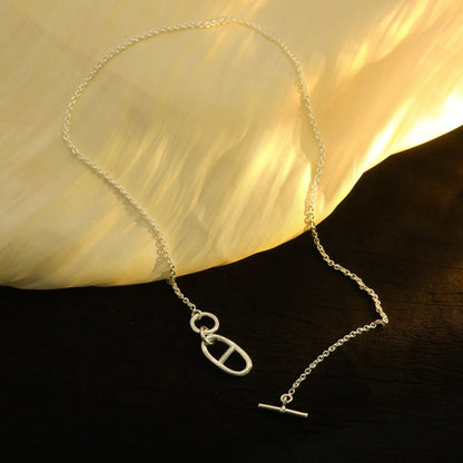 [Auream]HM CHAINE D'ANCRE PENDANT NECKLACE STERLING SILVER