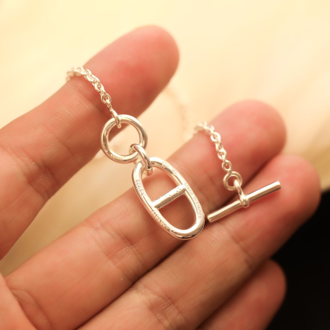 [Auream]HM CHAINE D'ANCRE PENDANT NECKLACE STERLING SILVER