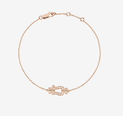 [Auream]FORCE 10 FULL DIAMOND BUCKLE CHAIN LINK MINI MODEL
