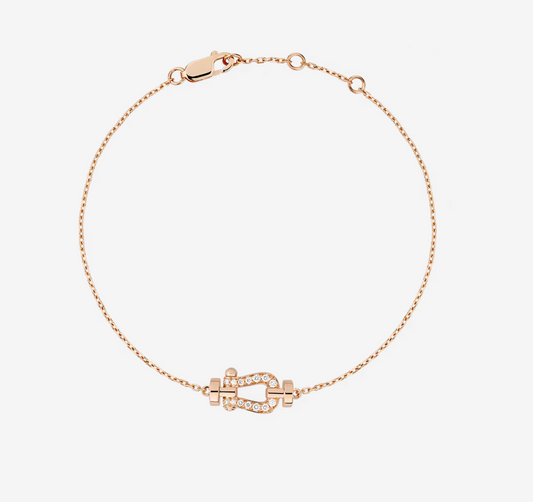[Auream]FORCE 10 FULL DIAMOND BUCKLE CHAIN LINK MINI MODEL
