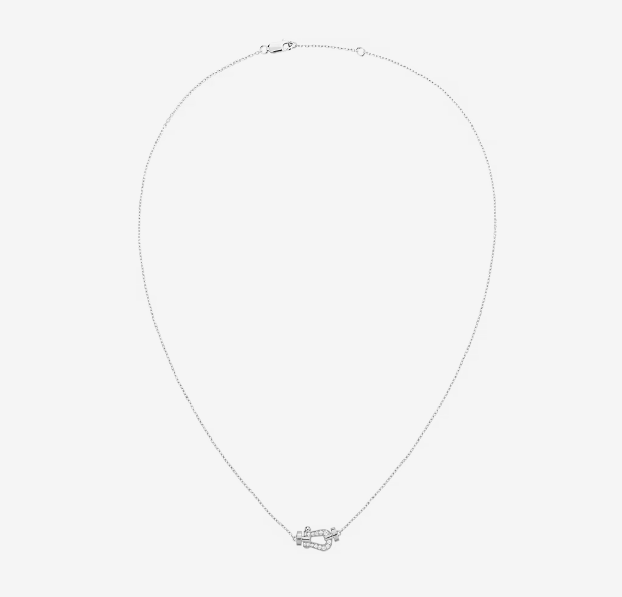 [Auream]FORCE 10 DIAMOND SILVER NECKLACE MINI MODEL