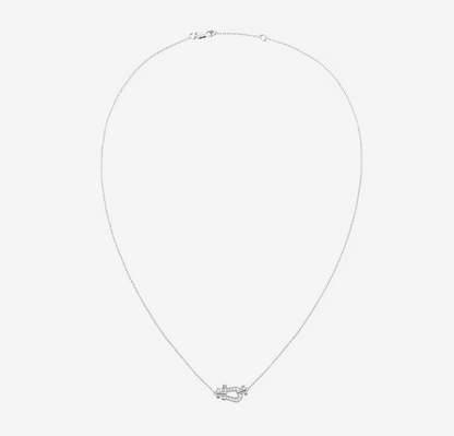 [Auream]FORCE 10 DIAMOND SILVER NECKLACE MINI MODEL