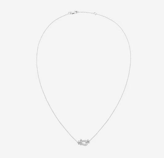 [Auream]FORCE 10 DIAMOND SILVER NECKLACE MINI MODEL