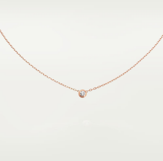 [Auream]DAMOUR DIAMOND NECKLACE