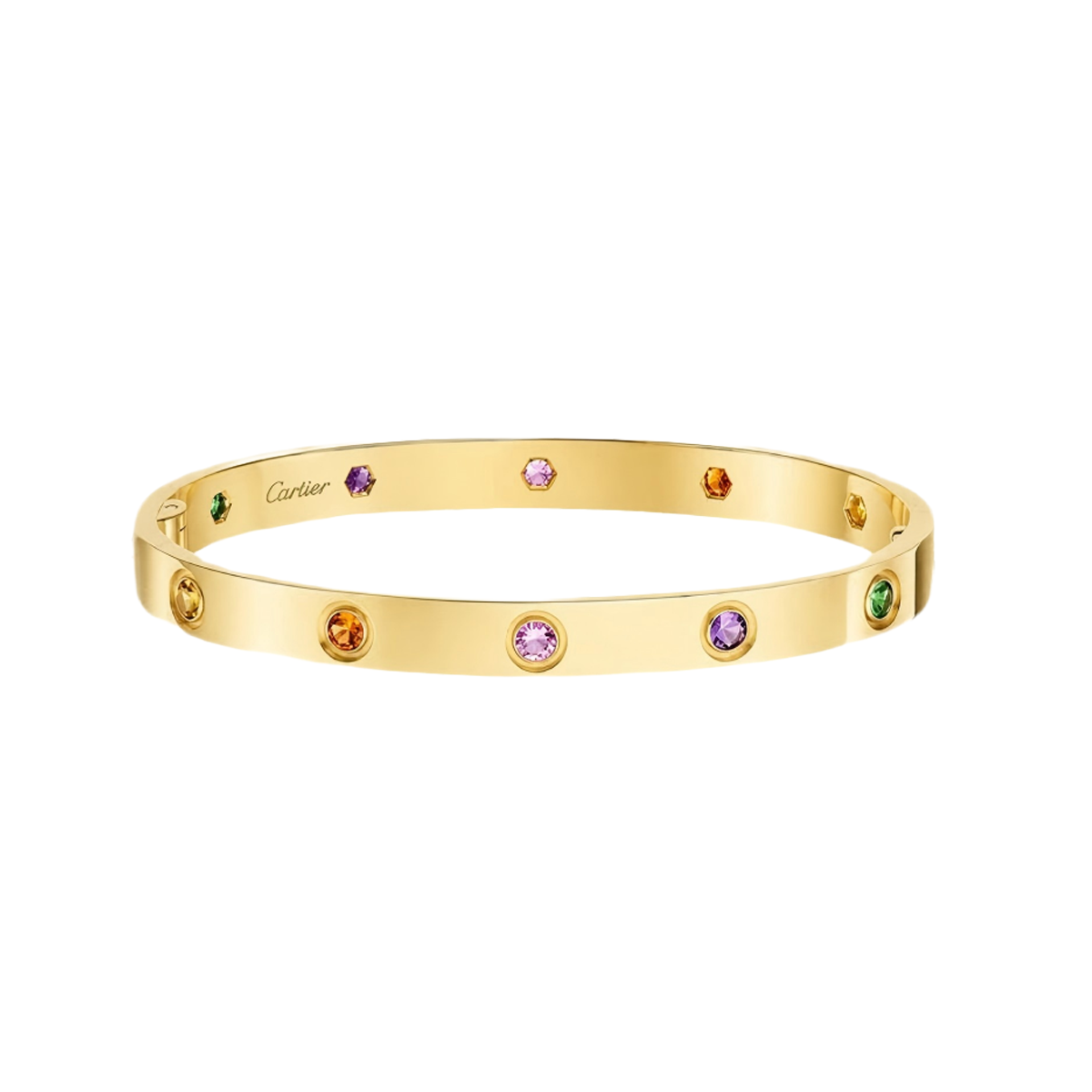 [Auream] 2026 RAINBOW LOVE BRACELET 6.1MM  10 DIAMONDS
