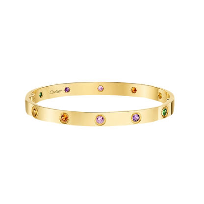[Auream] 2026 RAINBOW LOVE BRACELET 6.1MM  10 DIAMONDS