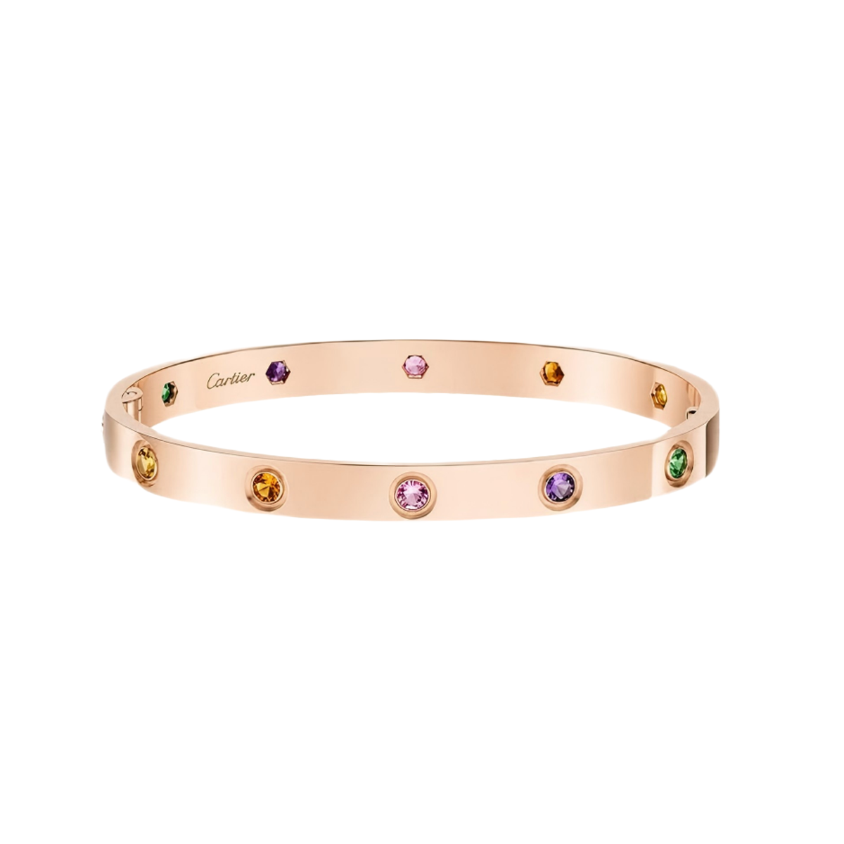 [Auream] 2026 RAINBOW LOVE BRACELET 6.1MM  10 DIAMONDS