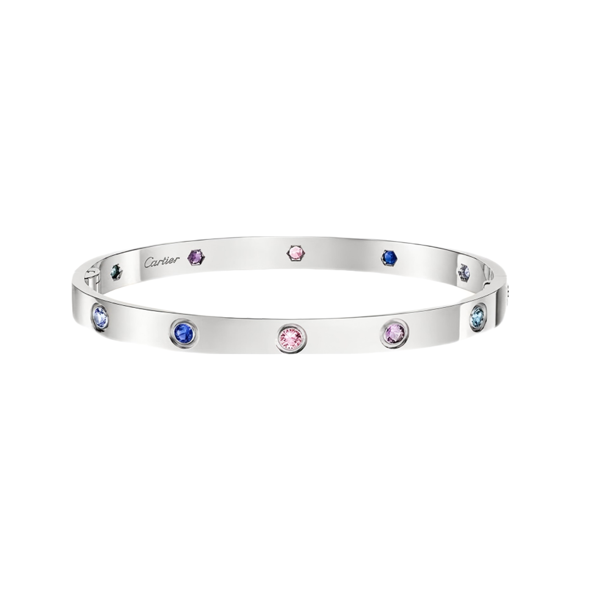 [Auream] 2026 RAINBOW LOVE BRACELET 6.1MM  10 DIAMONDS
