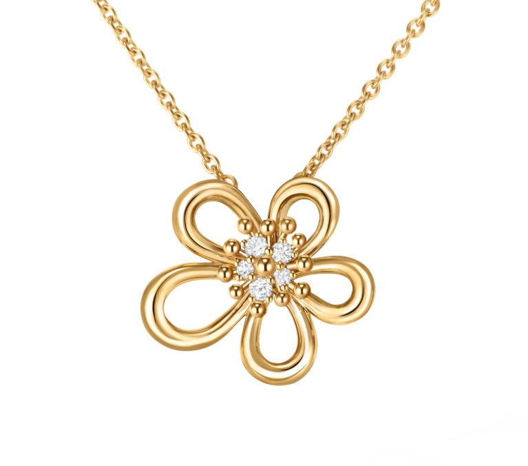 [Auream]Flowerlace NECKLACE
