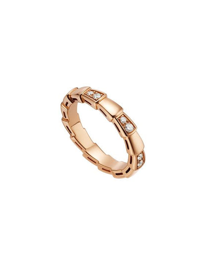 [Auream]SERPENTI RING PINK GOLD  3MM
