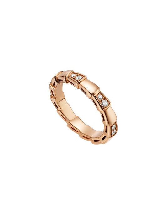 [Auream]SERPENTI RING PINK GOLD  3MM