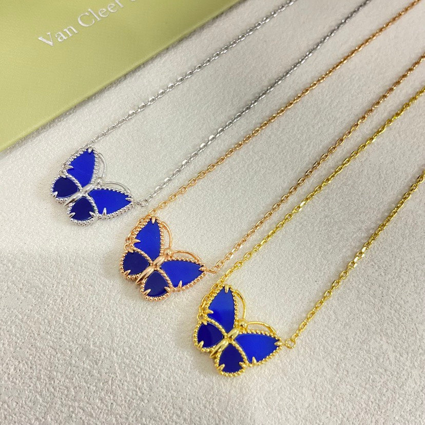 [Auream]  2026 NEW LUCKY BUTTERFLY 1 MOTIFS NECKLACE
