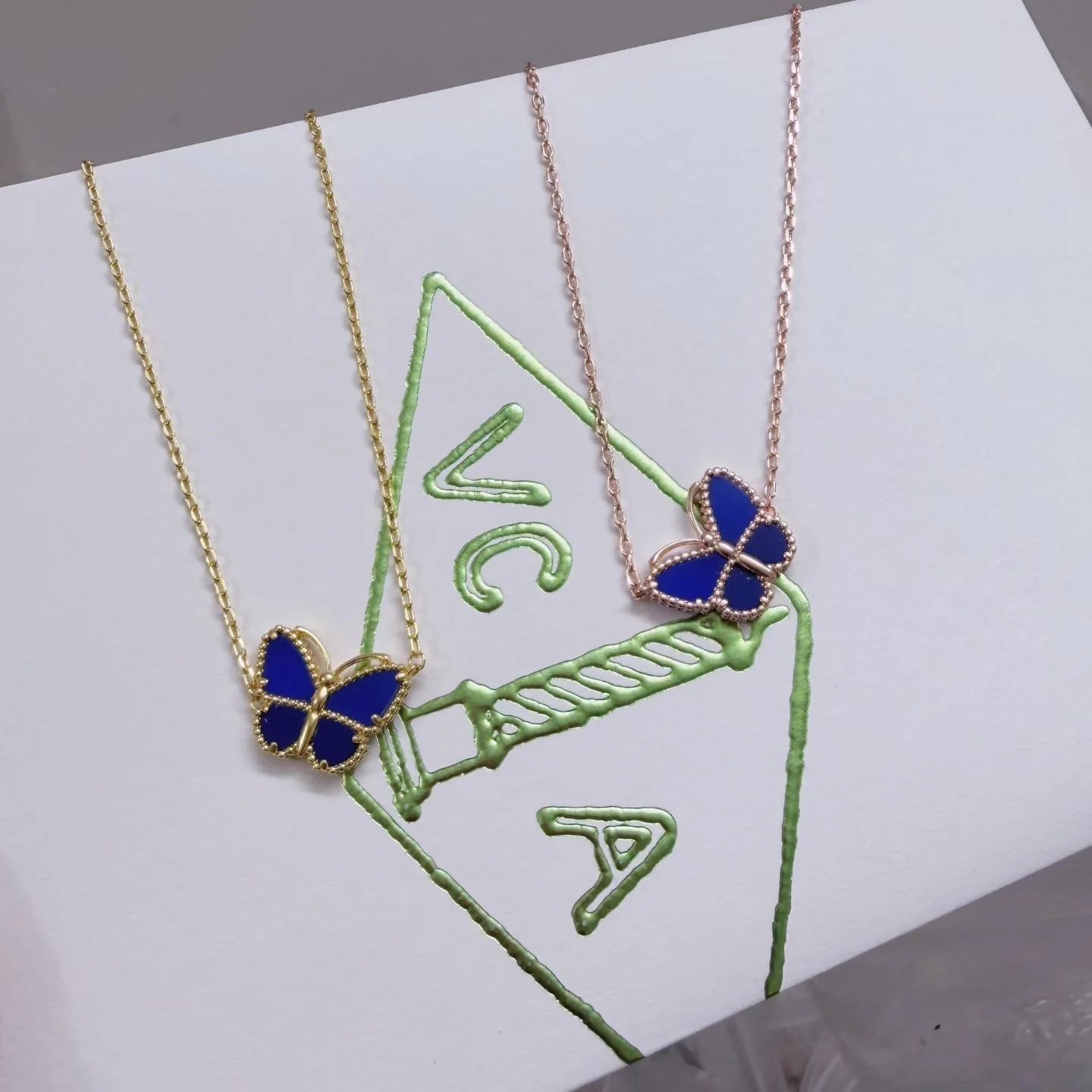 [Auream]  2026 NEW LUCKY BUTTERFLY 1 MOTIFS NECKLACE