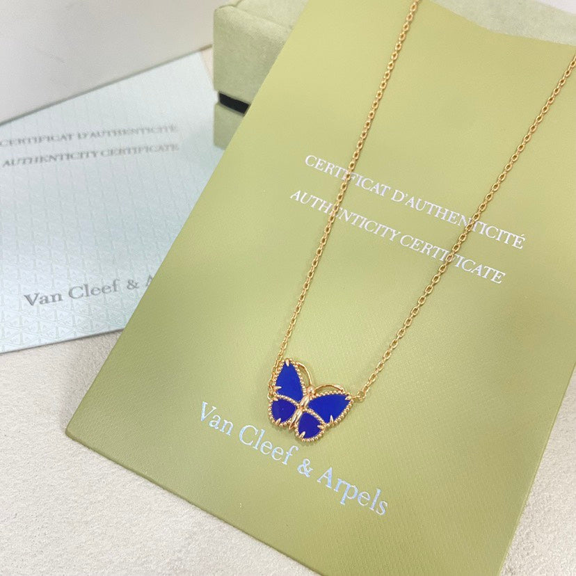 [Auream]  2026 NEW LUCKY BUTTERFLY 1 MOTIFS NECKLACE