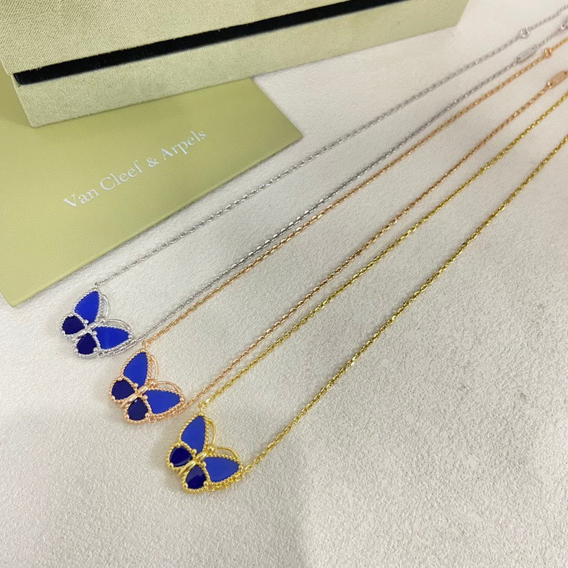 [Auream]  2026 NEW LUCKY BUTTERFLY 1 MOTIFS NECKLACE