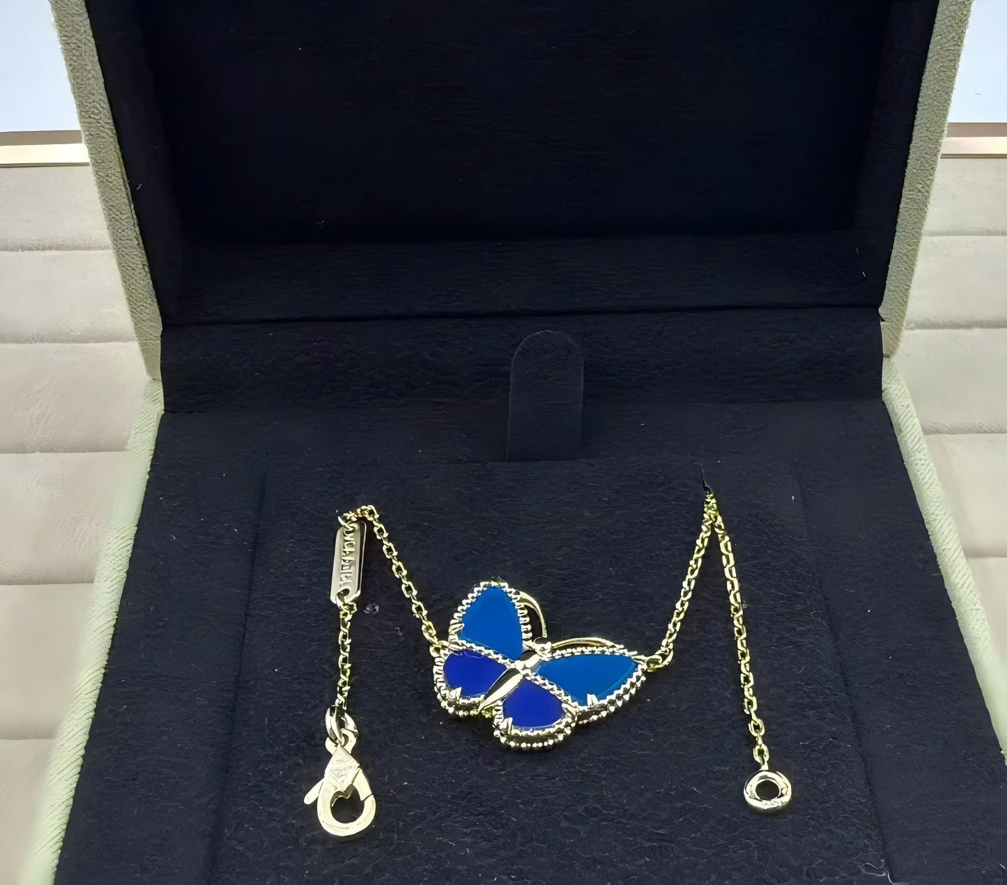 [Auream]  2026 NEW LUCKY BUTTERFLY 1 MOTIFS NECKLACE