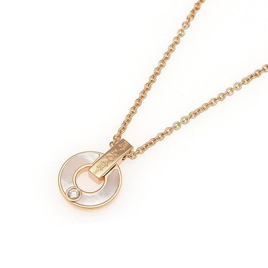[Auream]GARI NECKLACE PINK GOLD MOP