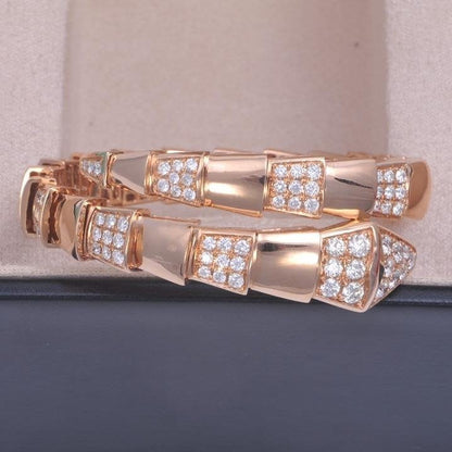 [Auream]SERPENTI BRACELET PINK GOLD DIAMOND