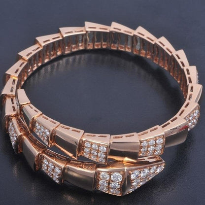 [Auream]SERPENTI BRACELET PINK GOLD DIAMOND