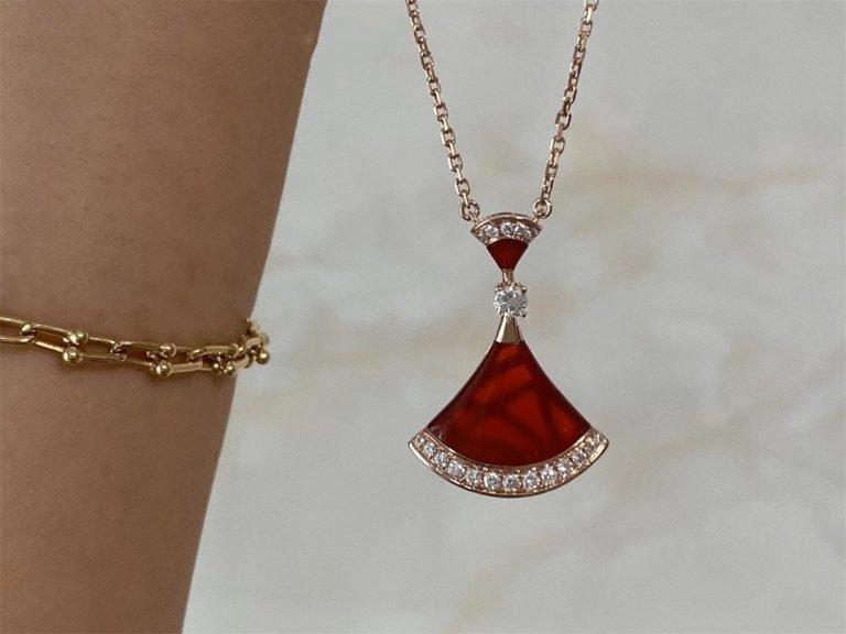 [Auream]DREAM NECKLACE CARNELIAN DIAMOND