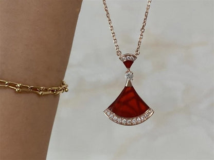 [Auream]DREAM NECKLACE CARNELIAN DIAMOND