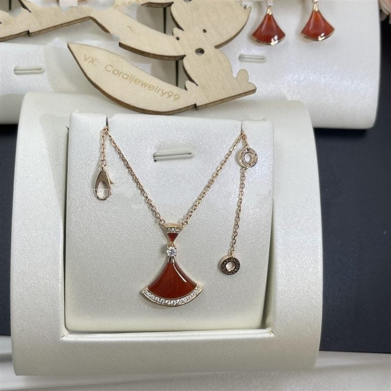 [Auream]DREAM NECKLACE CARNELIAN DIAMOND