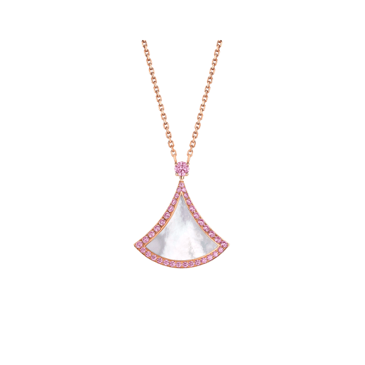 [Auream]DREAM NECKLACE MOP DIAMOND PINK