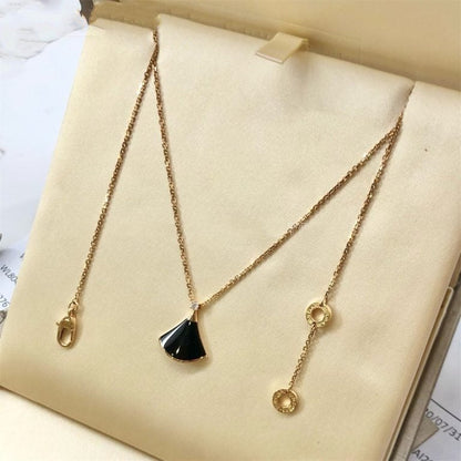 [Auream]DREAM NECKLACE ONYX 1 DIAMOND