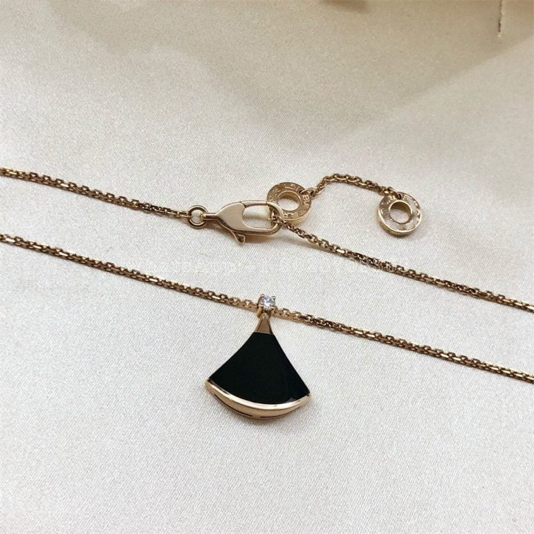 [Auream]DREAM NECKLACE ONYX 1 DIAMOND