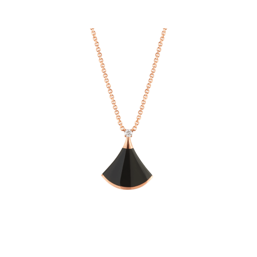 [Auream]DREAM NECKLACE ONYX 1 DIAMOND