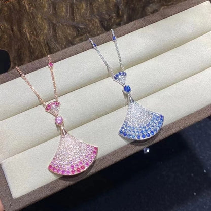 [Auream]DREAM NECKLACK DIAMOND PINK GOLD