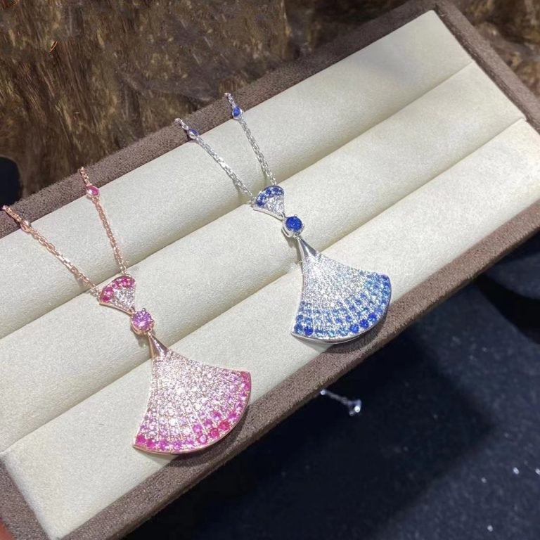 [Auream]DREAM NECKLACK DIAMOND PINK GOLD