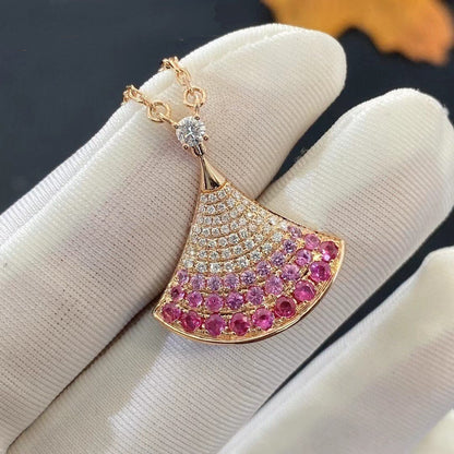 [Auream]DREAM NECKLACE PINK GOLD PINK DIAMOND