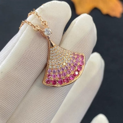 [Auream]DREAM NECKLACE PINK GOLD PINK DIAMOND