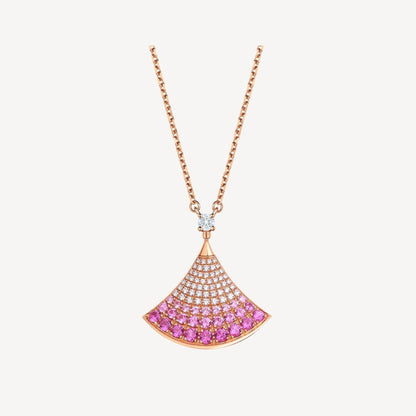 [Auream]DREAM NECKLACE PINK GOLD PINK DIAMOND