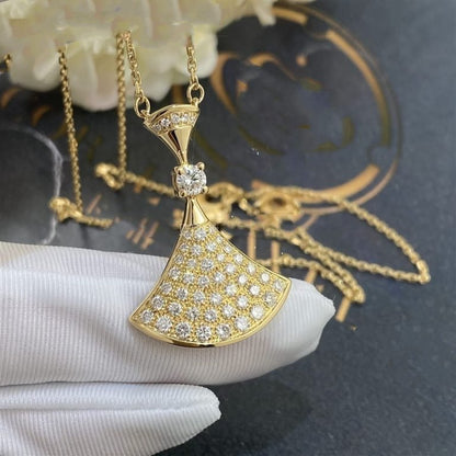[Auream]DREAM NECKLACE GOLD FULL DIAMOND