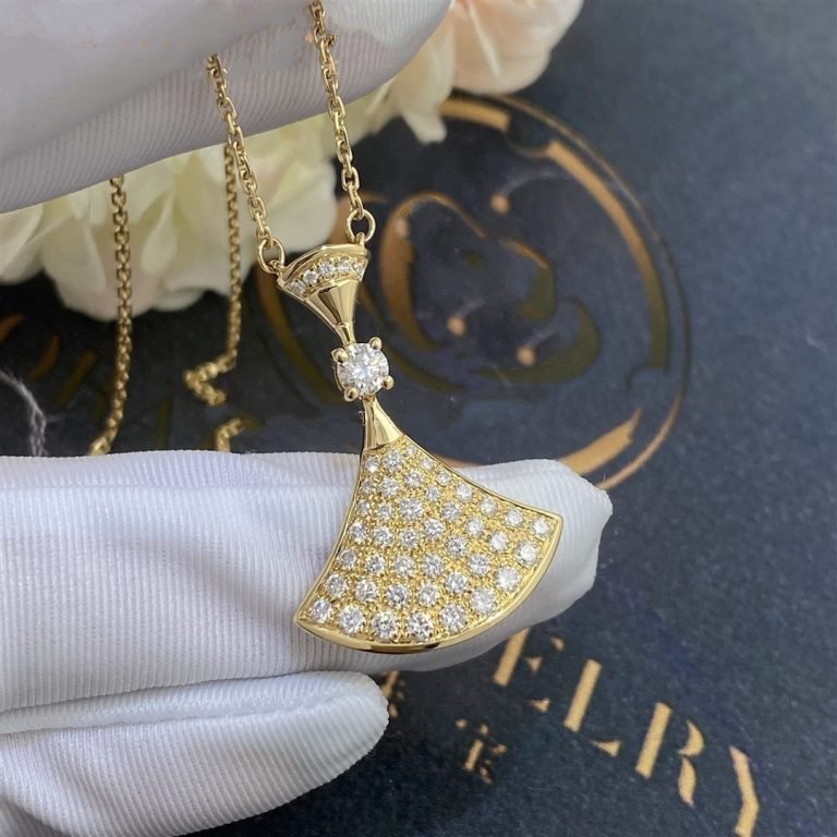 [Auream]DREAM NECKLACE GOLD FULL DIAMOND