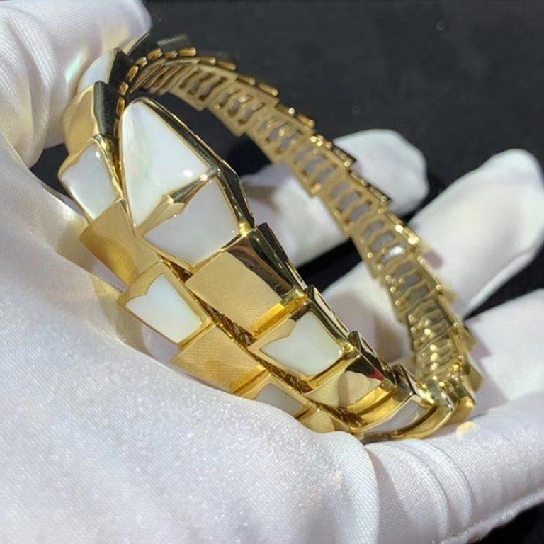 [Auream]SERPENTI BRACELET MOP GOLD