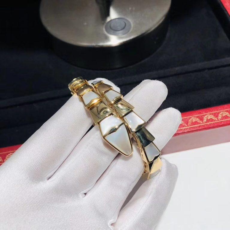 [Auream]SERPENTI BRACELET MOP GOLD