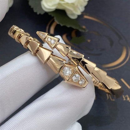 [Auream]SERPENTI BRACELET DIAMONDS PINK GOLD