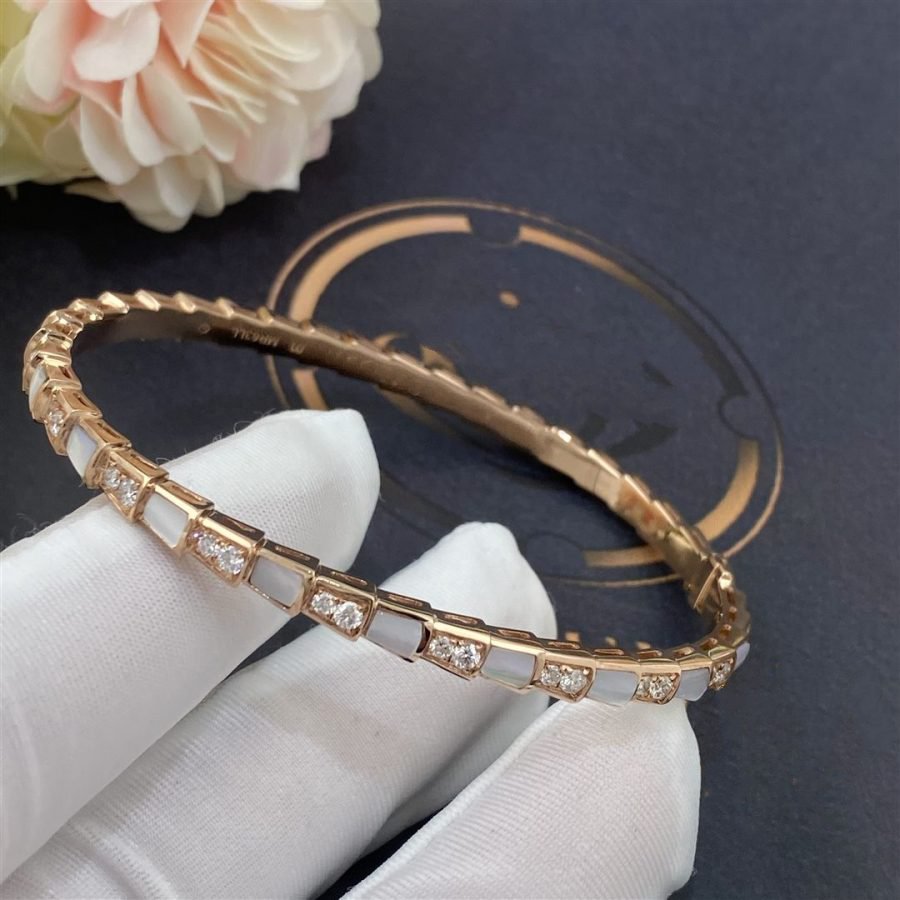 [Auream]SERPENTI BRACELET PINK GOLD MOP DIAMOND