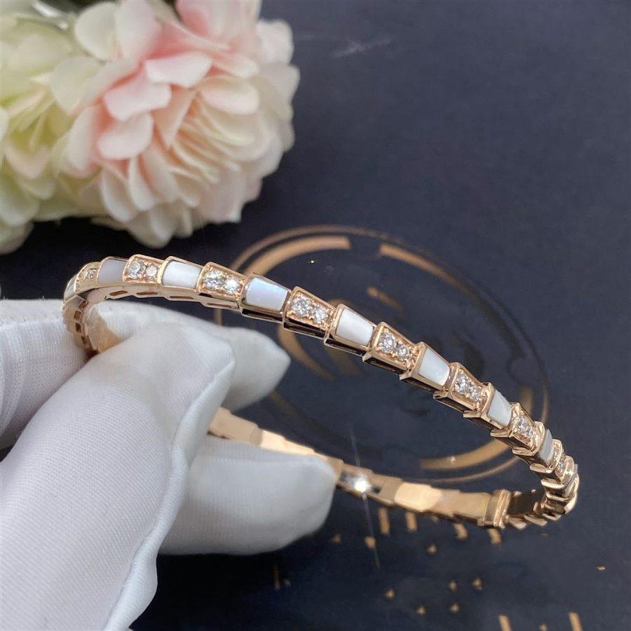 [Auream]SERPENTI BRACELET PINK GOLD MOP DIAMOND