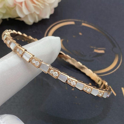 [Auream]SERPENTI BRACELET PINK GOLD MOP DIAMOND