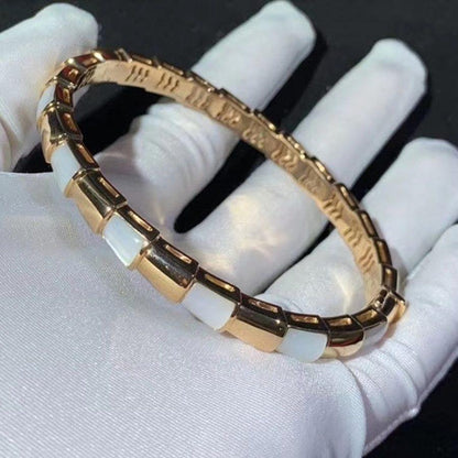 [Auream]SERPENTI BRACELET PINK GOLD MOP