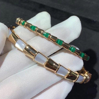 [Auream]SERPENTI BRACELET PINK GOLD MOP