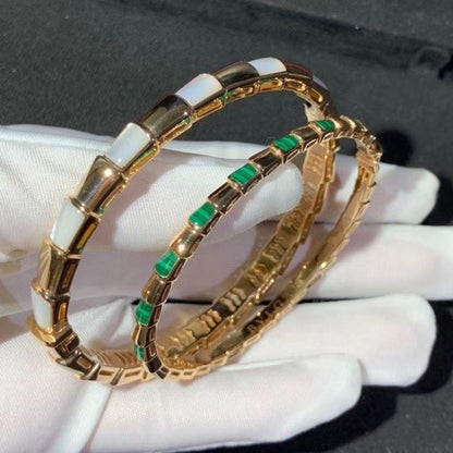 [Auream]SERPENTI BRACELET PINK GOLD MOP